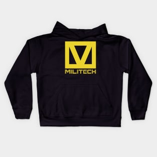 Cyberpunk Militech Logo Kids Hoodie